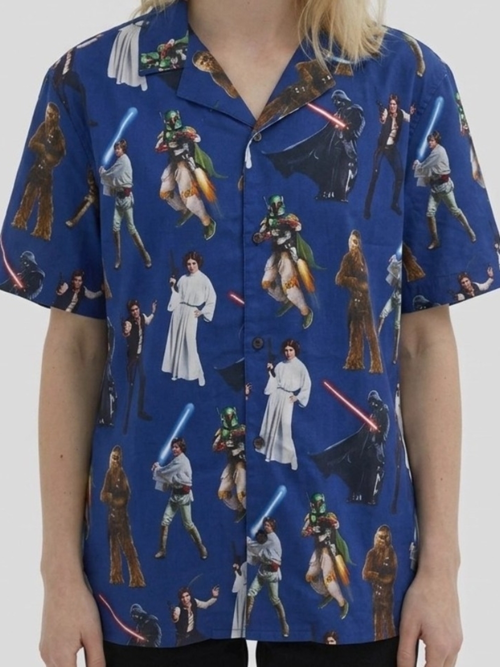 Cakeworthy x Star Wars Camp Shirt Darth Vader Unisex Sz 3X